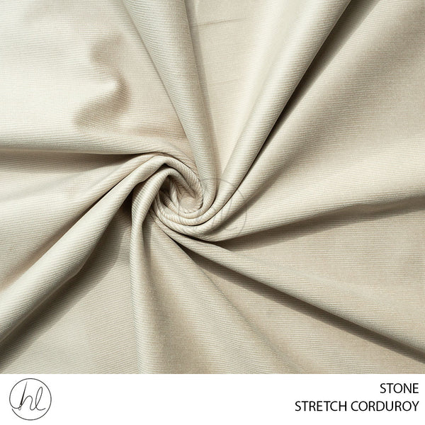 STRETCH CORDUROY (51) STONE (150CM) PER M