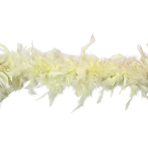 FEATHERS BOA LEMON FREE