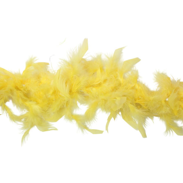 FEATHERS BOA YELLOW FREE