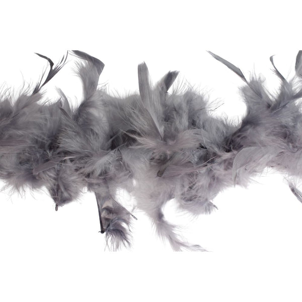 FEATHERS BOA GREY FREE