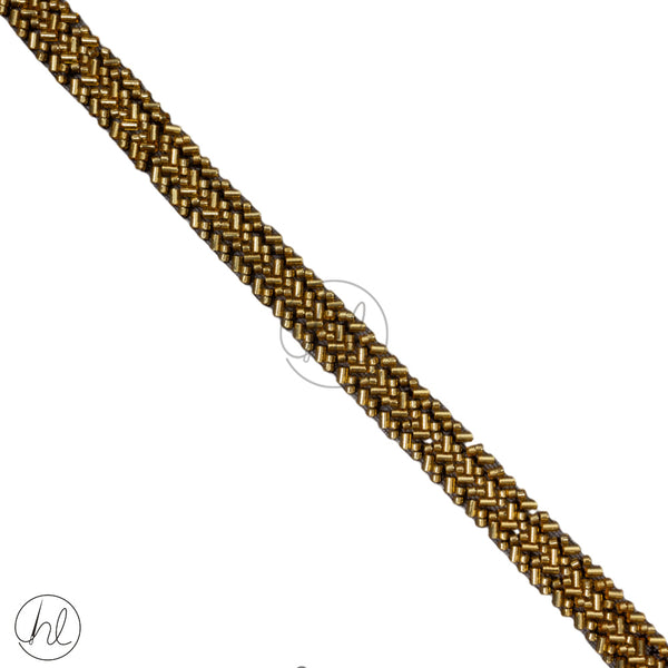 Braid Fancy  (2cm)  (Black/Gold)