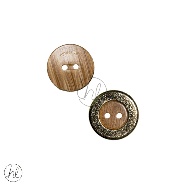 Buttons Plain 34" H13-J114 Tan Free	P