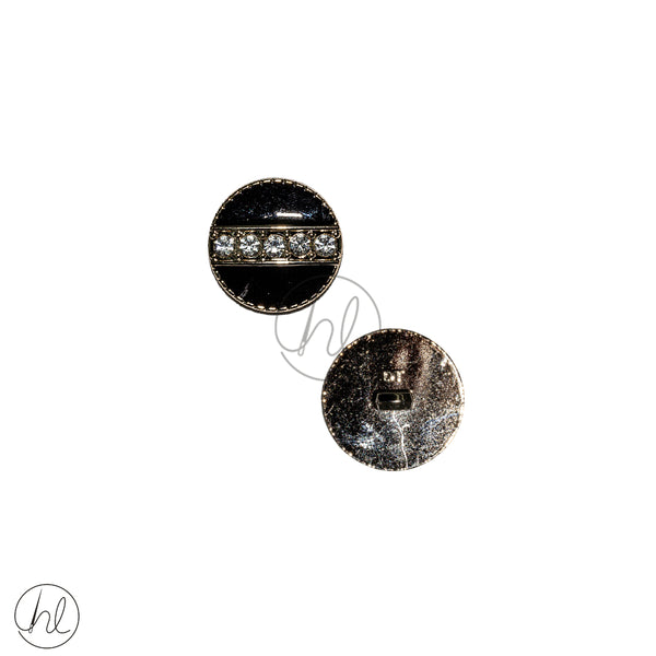 Buttons Fancy 40" H13-B214-2 Blk/Gold Fre