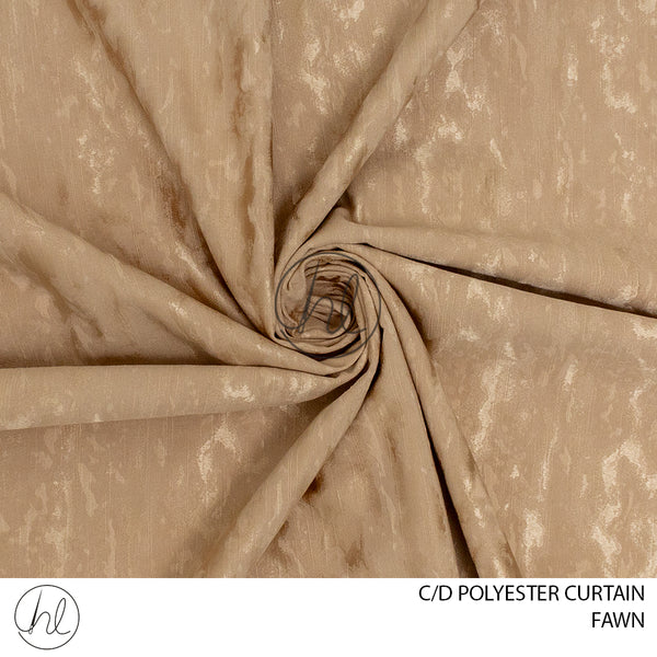 C/D Curtain Polyester	(JY-33)(280CM)(Fawn)