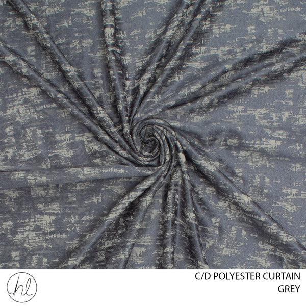 C/D Polyester Curtain	(JY-36)(280cm) Grey