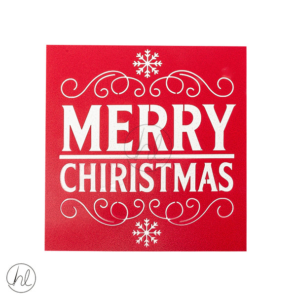 Festive Crafts - Merry Christmas Stencil