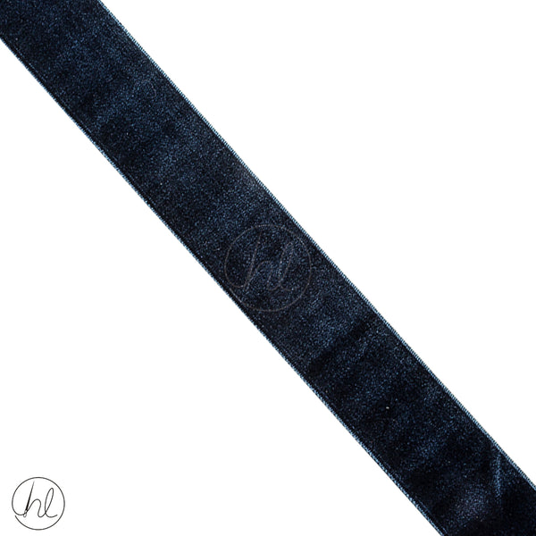 Ribbon Velvet (38mm)	(Navy)