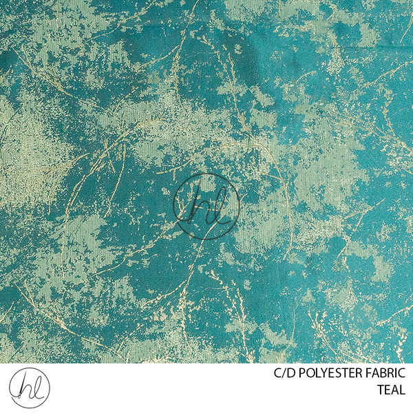 C/D Polyester Fabric (205 CP) (280cm) (Teal)