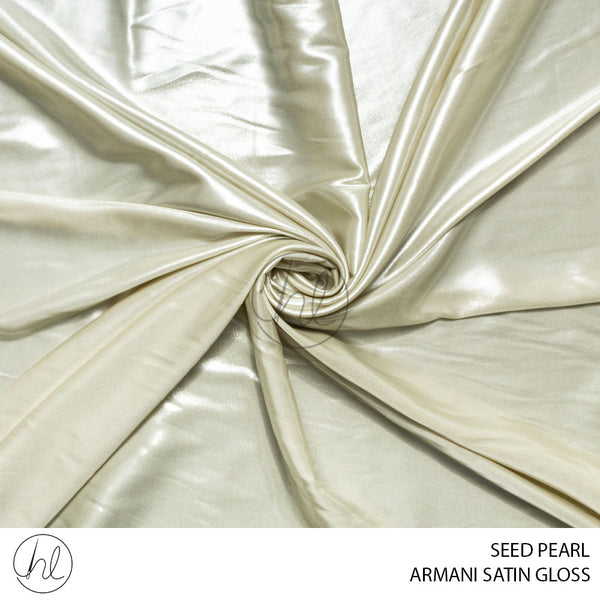 Armani satin gloss (51) seed pearl (150cm) per m