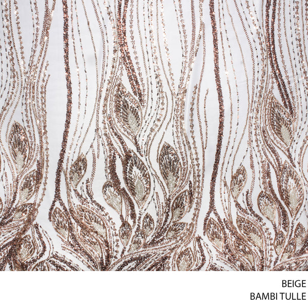 BAMBI 140CM BEIGE ROLL ROLL 001