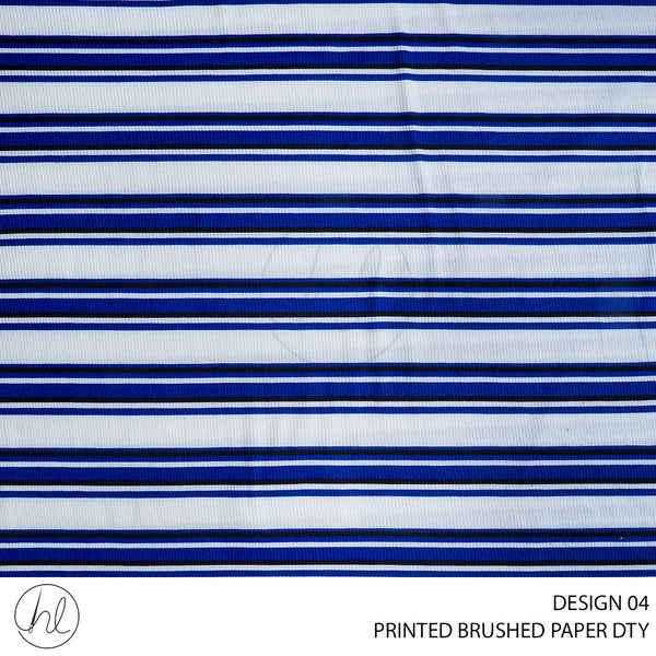 DTY BRUSH PAPER PRT FABRIC 150CM ROYAL ROLL ROLL 002