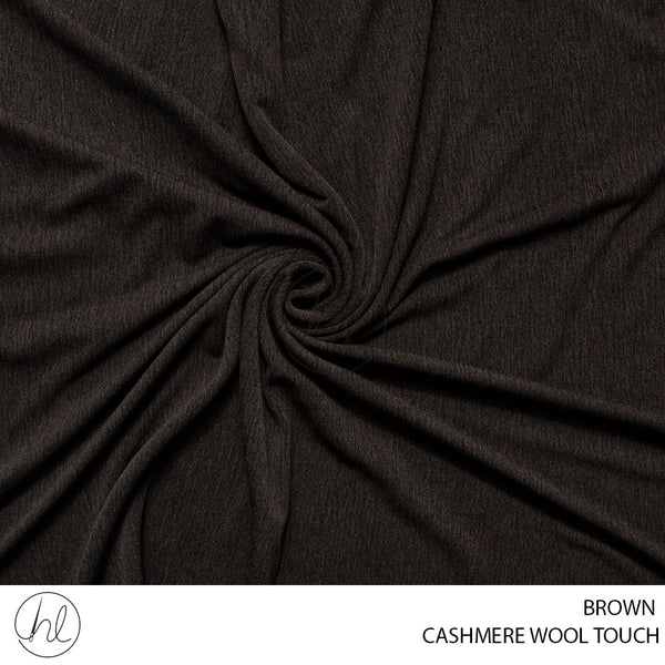 Cashmere Wool Touch (56) Brown (150cm) Per M