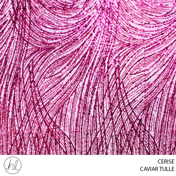 CAVIAR TULLE (781) CERISE (130CM) PER M