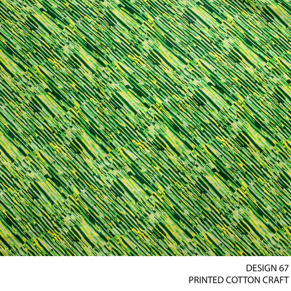 COTTON CRAFT DIGITAL FABRIC APPLE GREEN ROLL ROLL 002