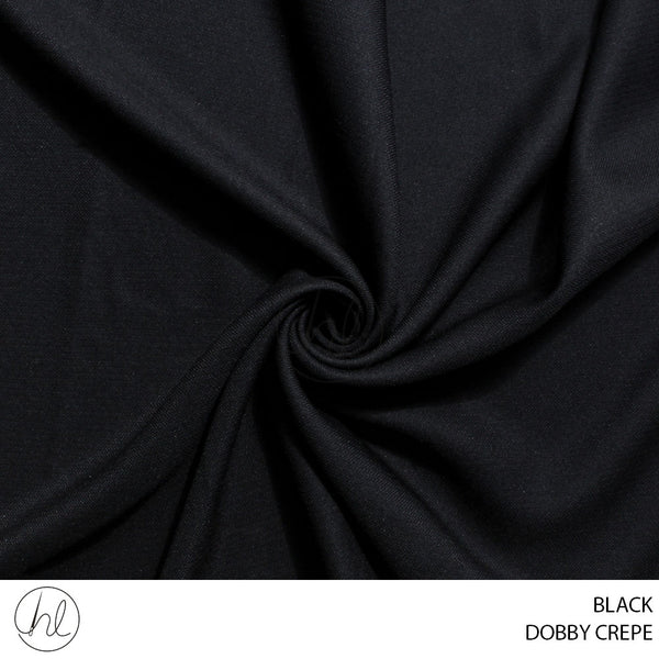 Dobby Crepe (56) Black (150cm) Per M