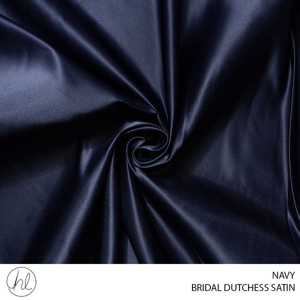 Bridal Dutchess Satin (781) Navy (150cm) Per M