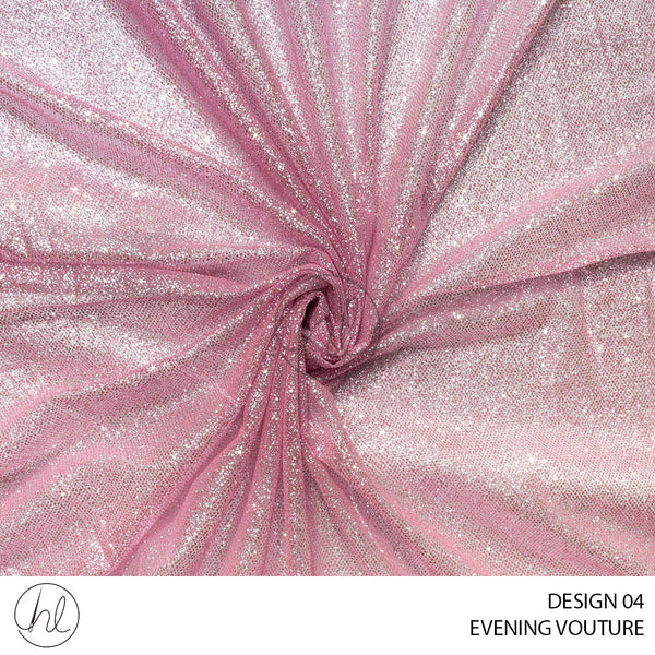 Evening Couture (51) Pink (Design 04) (150cm) Per M