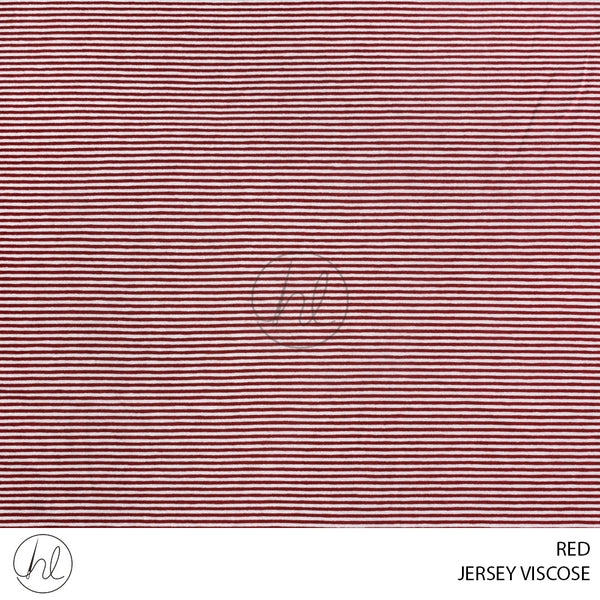 JERSEY VISCOSE (51) RED (150CM) PER M