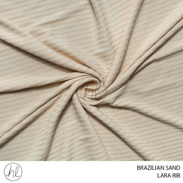LARA RIB (51) BRAZILIAN SAND (150CM) PER M