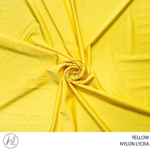 Nylon Lycra (275) Yellow (150cm) Per M