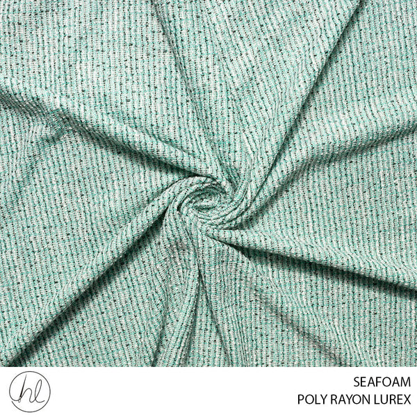 POLY RAYON LUREX (51) SEAFOAM (150CM) PER M