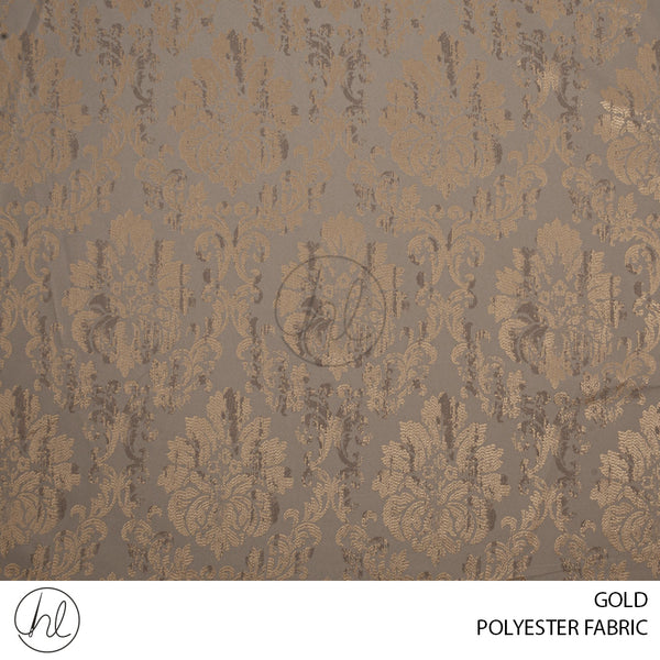 POLYESTER FABRIC 29502 (GOLD) (280CM WIDE) PER M