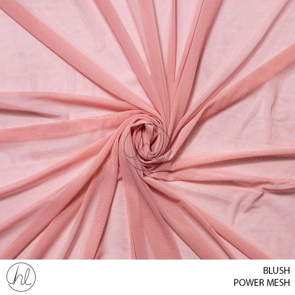 Power mesh (51) blush (150cm) per m