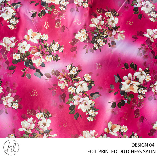 DUTCHESS DIGITAL FOIL 150CM FUCHSIA ROLL ROLL 001