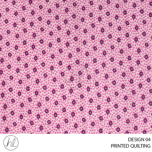 PRINTED QUILTING (51) MULTI (110CM) PER M