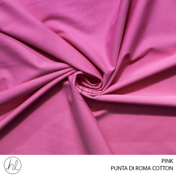 Punta di roma cotton (51) pink (150cm) per m