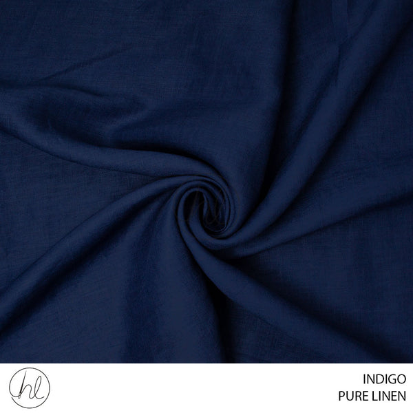 Pure Linen (56) Indigo (140cm) Per M