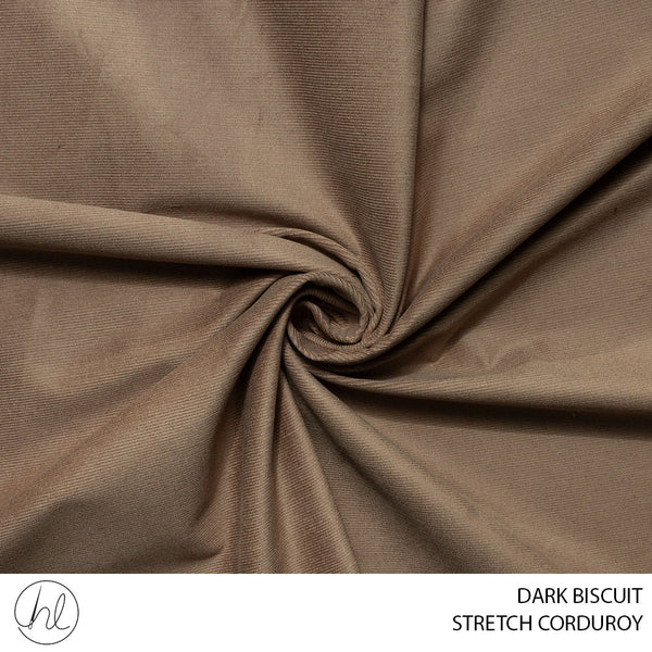 STRETCH CORDUROY (51) DARK BISCUIT (150CM) PER M