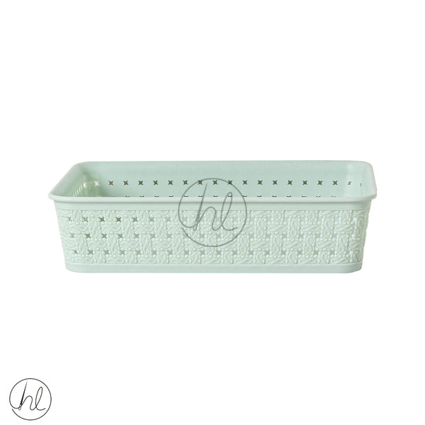 STORAGE BASKET STACKABLE	550	(MINT GREEN) ABY-4882