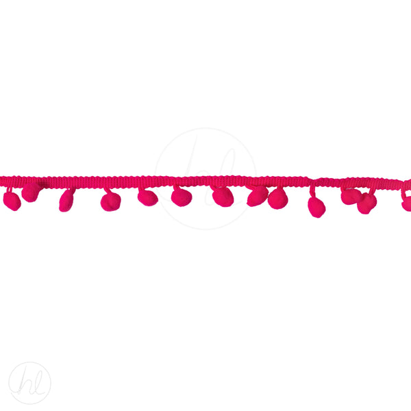 POM POMS P/M  CERISE MED