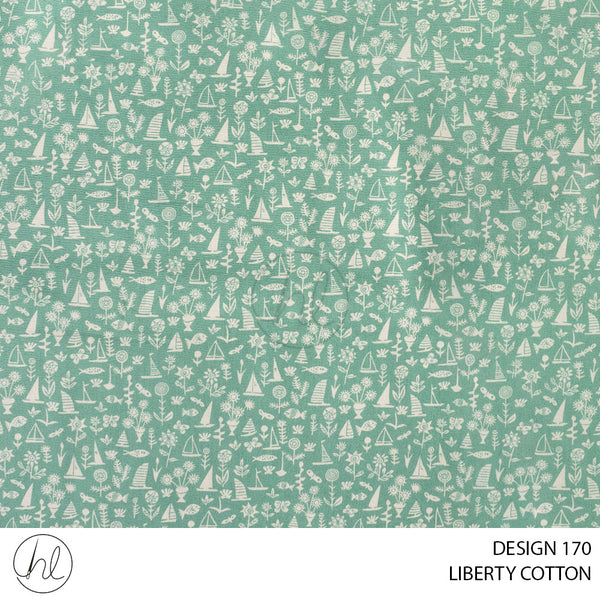 LIBERTY COTTON (51) MULTI (110CM) PER M