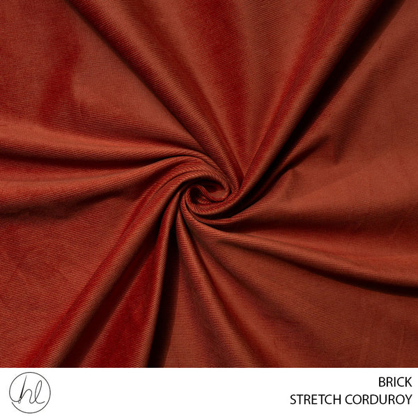 STRETCH CORDUROY (51) BRICK (150CM) PER M