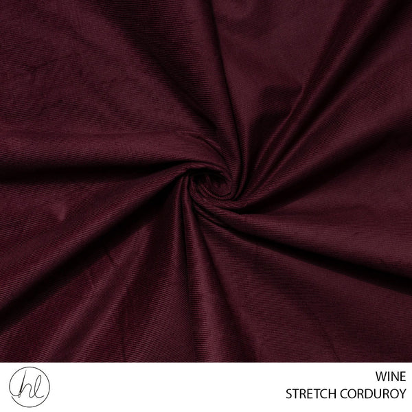 STRETCH CORDUROY (51) WINE (150CM) PER M