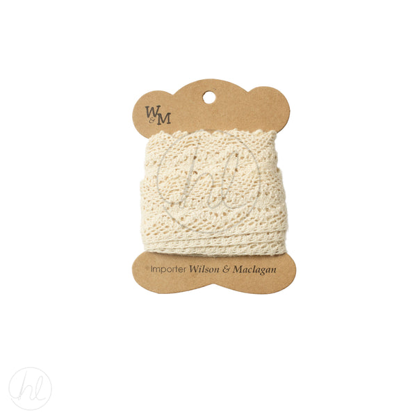 35MM X 2M TORCHON LACE WITH EDGING (CB1364-66)