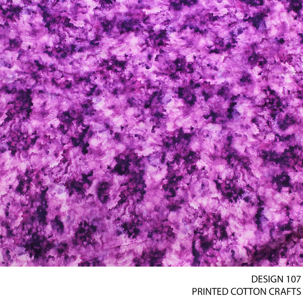 COTTON CRAFT DIGITAL FABRIC PURPLE ROLL ROLL 003
