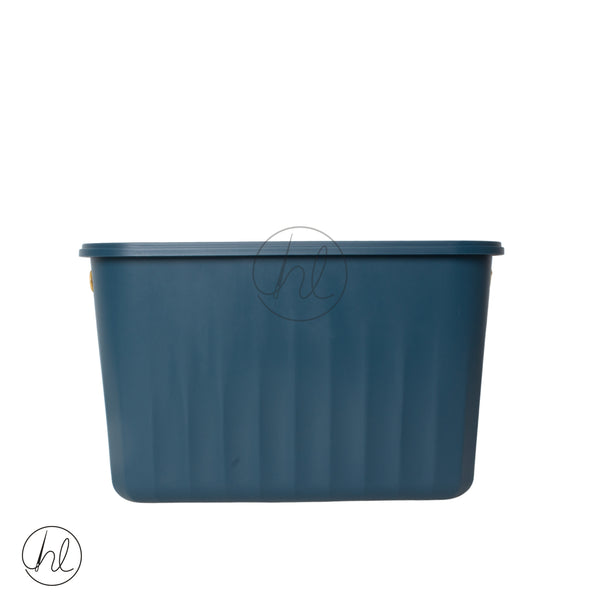 Storage Box With Lid 550 Blue lrg