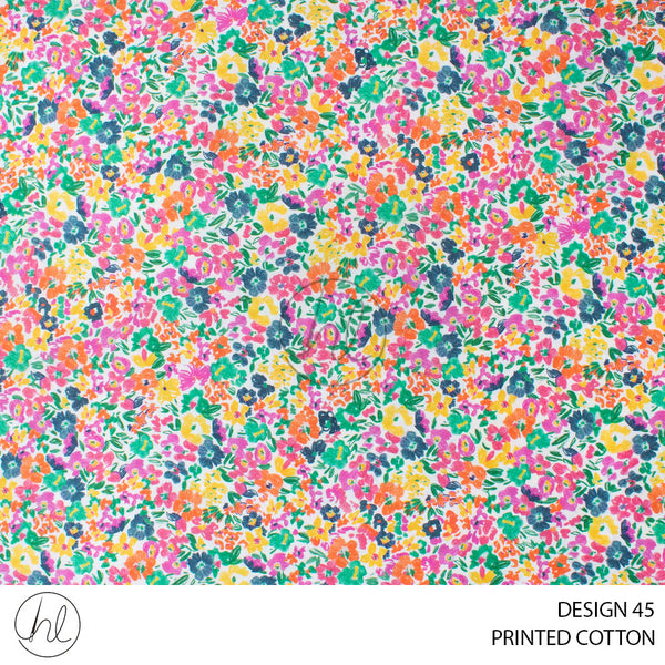 PRINTED COTTON PETO (51) MULTI (150CM) PER M