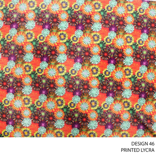 LYCRA PRINT FABRIC MULTI ROLL ROLL 005