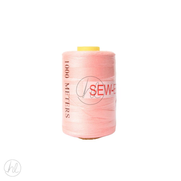 THREAD SEW-EZI 1000MTR COL PINK FREE 1