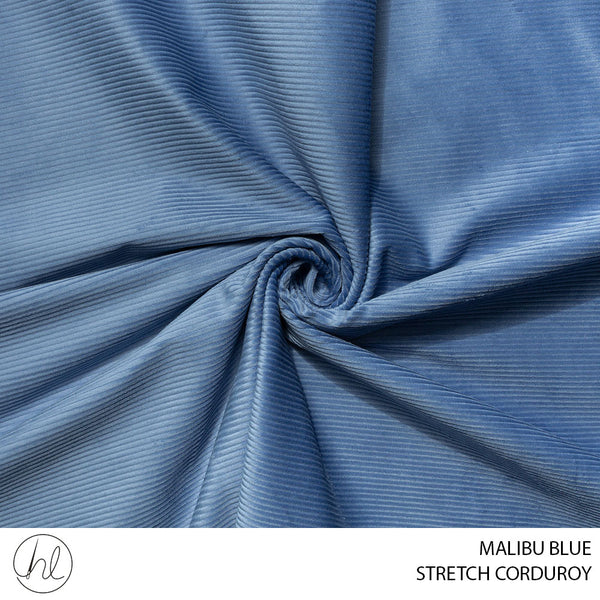 STRETCH CORDUROY (51) MALIBU BLUE (150CM) PER M