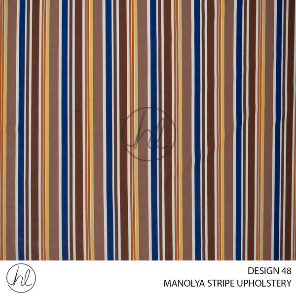 MANOLYA STRIPE UPHOLSTERY (ASSORTED) (DESIGN 48) (140CM WIDE) PER M