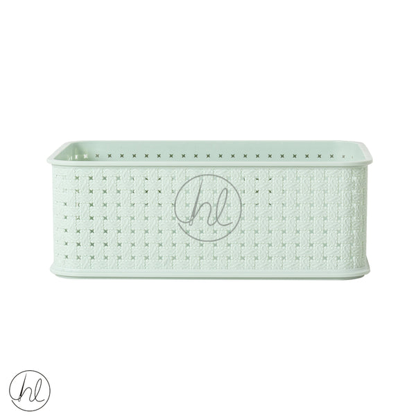 STORAGE BASKET STACKABLE	550	(MINT GREEN) ABY-4884