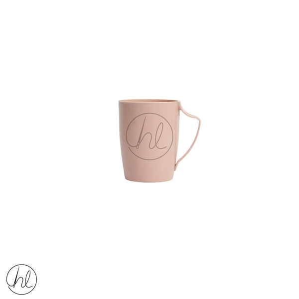 Mug plastic pink free