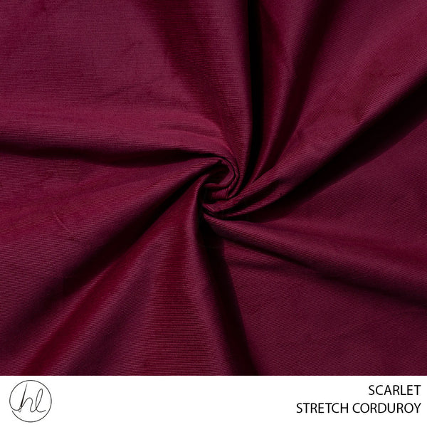 STRETCH CORDUROY (51) SCARLET (150CM) PER M