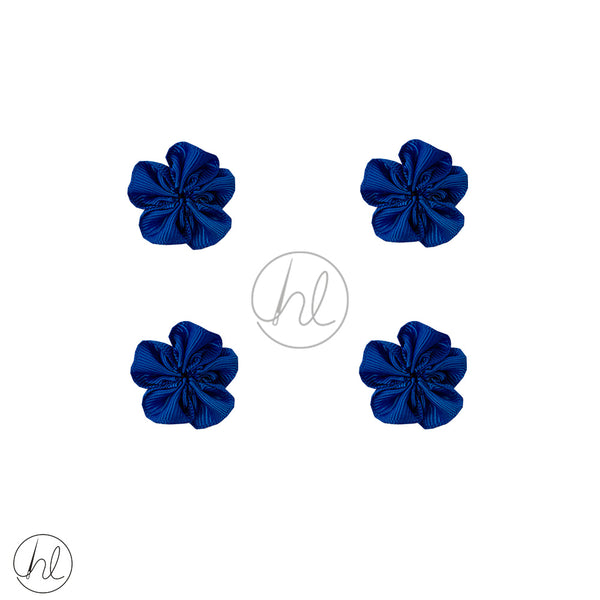 FLOWERS FANCY	(3CMX3CM)	(DARK BLUE)