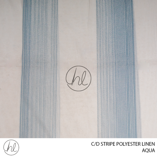 C/D Linen Stripe Polyester